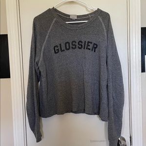 Glossier cropped sweater